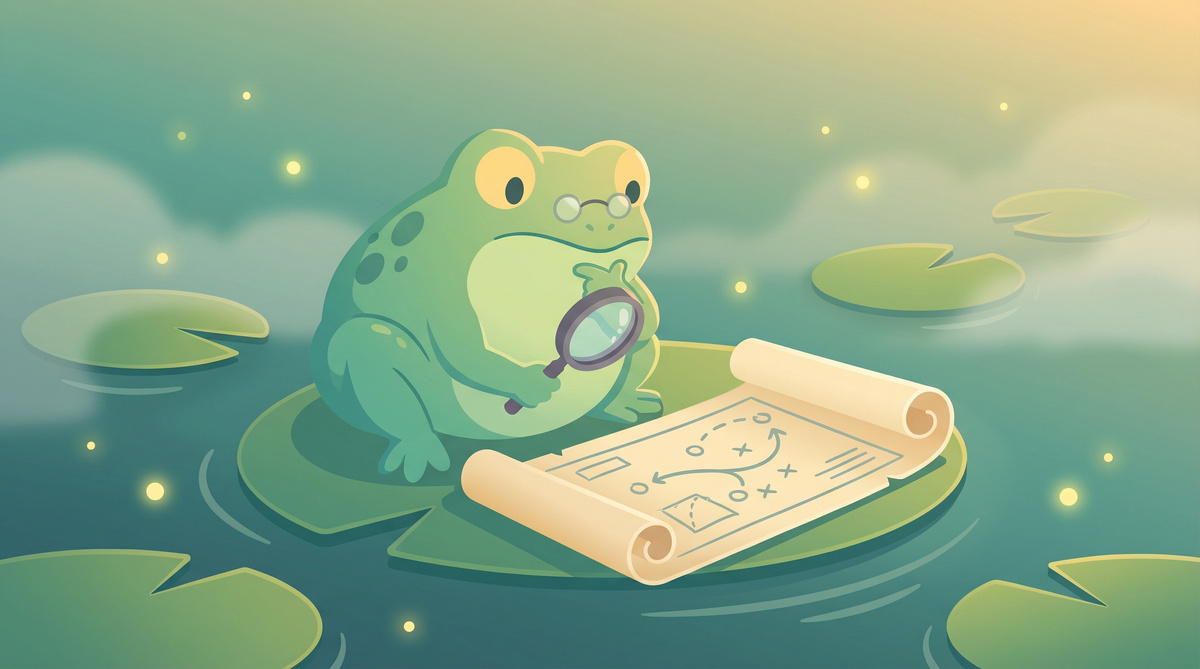 Estrategias para Cruzar el Estanque — guía con matemáticas reales